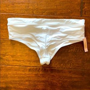 Victoria Secret white bathing suit bottoms